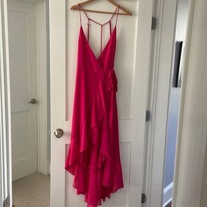 A Love Like You Magenta wrap dress
